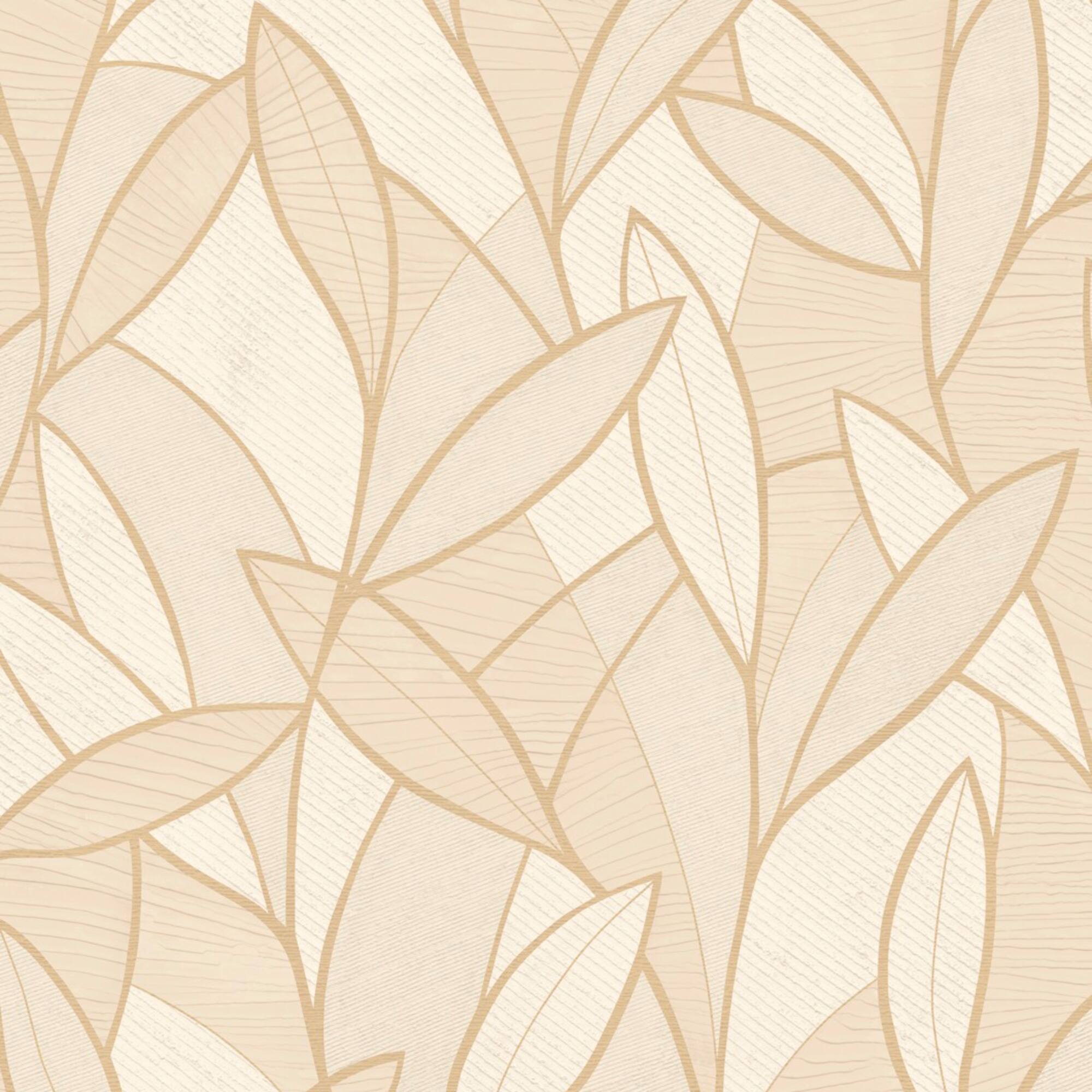 Designs Direct Carved Leaf Wallpaper